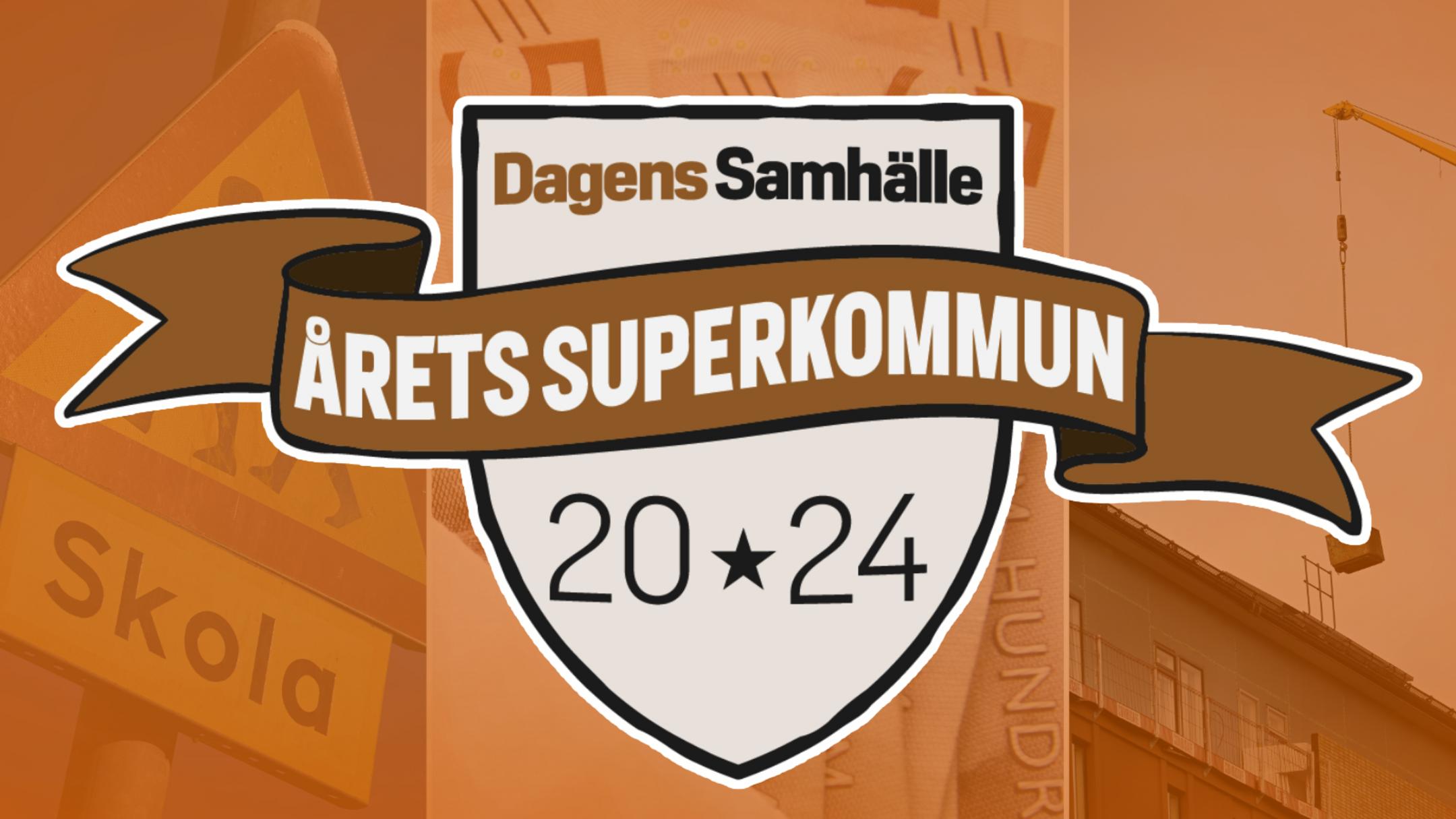 Logotyp för årets superkommun 2024.