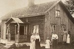 Lottes hus sekelskiftet år 1900.